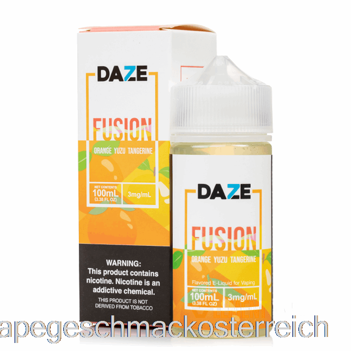 Orange Yuzu Mandarine – 7 Daze Fusion – 100 Ml 3 Mg Vape-Geschmack